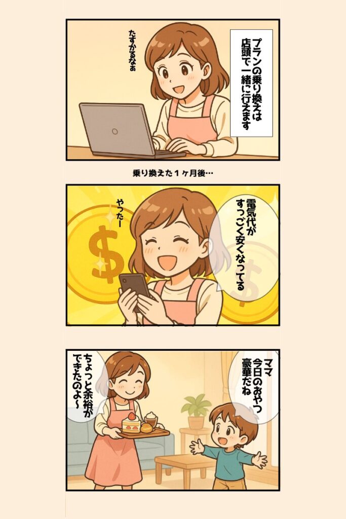 漫画で紹介「でんきの総合窓口のサービス」とは